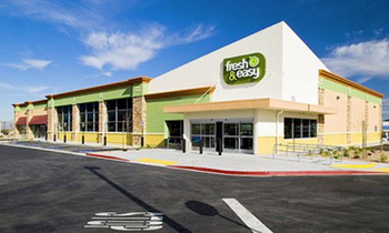 Exterior photo of shopping center