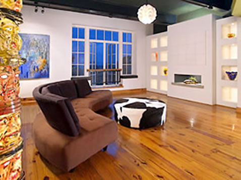 Interior of renovated apartment